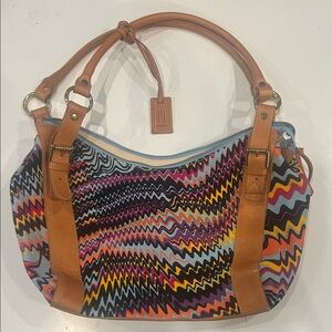 Missoni - Bohemian Hobo Colorful Zigzag Patterned Women's Bag